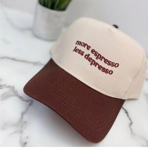 David and Young Cream and Brown Cap